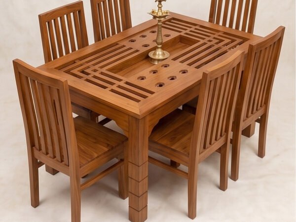 6 Seater Wooden Dining Table